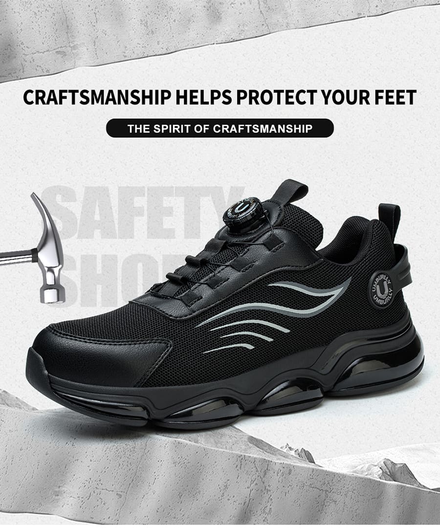 Anti-slip puncture-resistant safety shoes